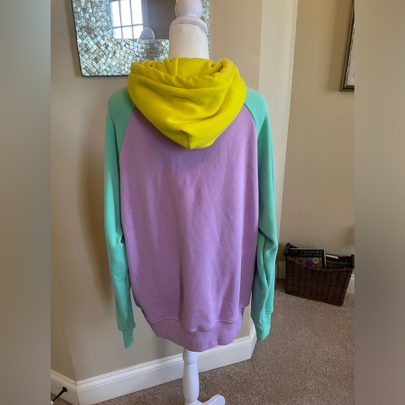 Spark Paws Multi-Color Colorful Women’s Sweatshirt Size Medium - Picture 4 of 10